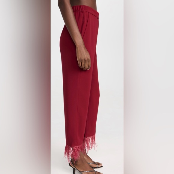 NWT WAYF Feather Trim Pants - Picture 4 of 12